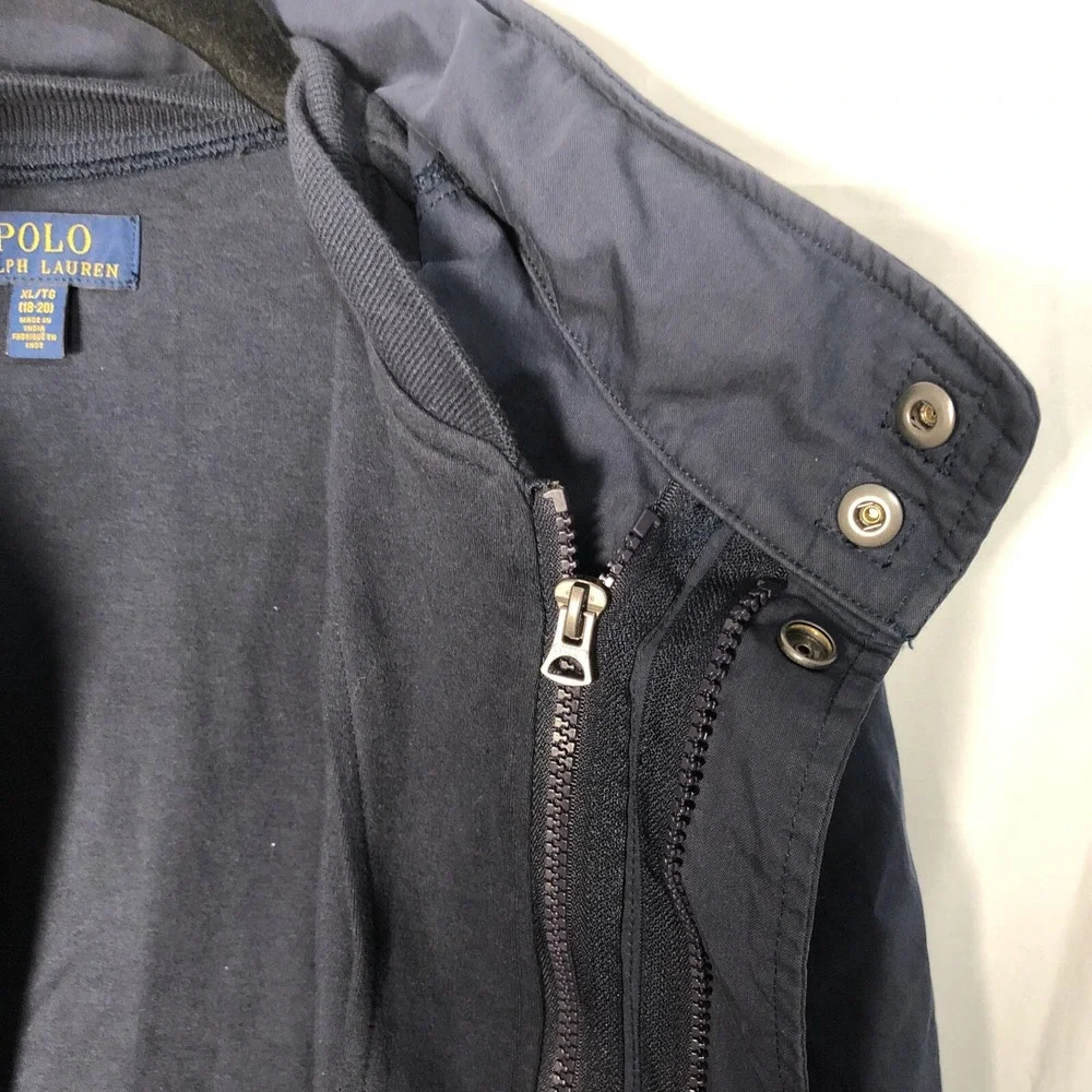 Polo Ralph Lauren Boy's Blue 3‎ in 1 Military Style Jacket - Size XL